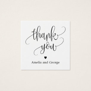 EDITABLE COLOR Wedding Thank You Tags #LCC