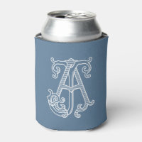 EDITABLE COLORS AJ Monogram JA Monogram Cozy