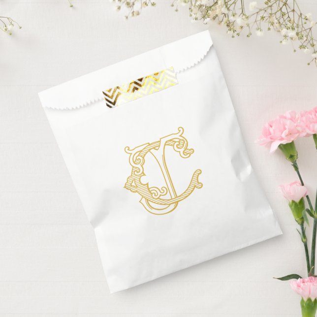 EDITABLE COLORS CJ Monogram JC Logo Favour Bag (Sealed)