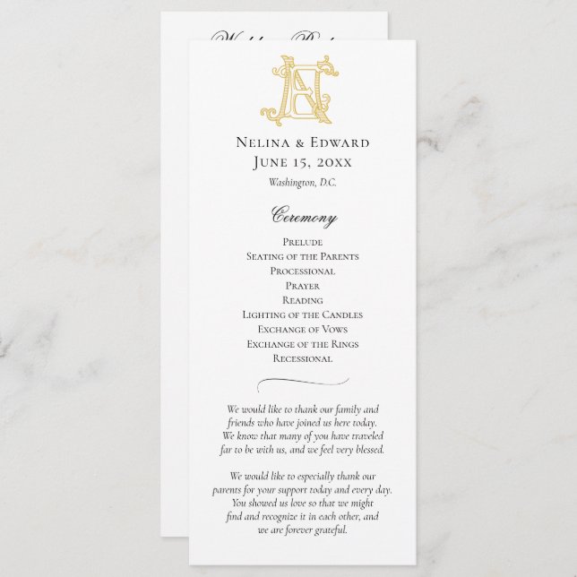 EDITABLE COLORS EN Monogram EN Monogram Program (Front/Back)