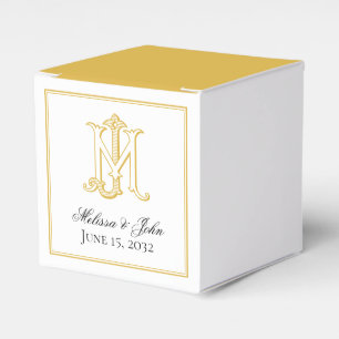 EDITABLE COLORS MJ Monogram JM Monogram Box