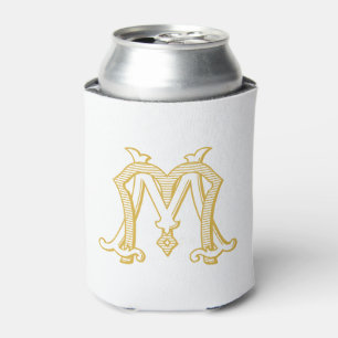 EDITABLE COLORS MM Monogram MM Crest Cozy Can Cooler