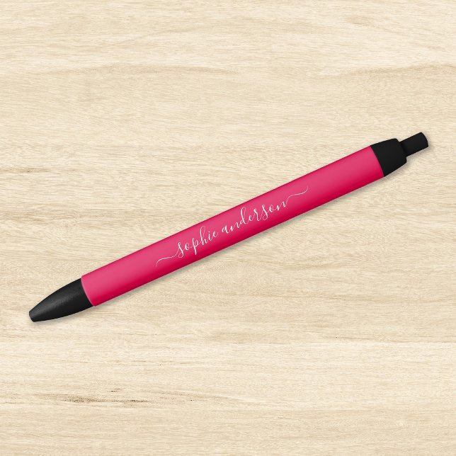 Editable Colour Calligraphy Script Personalized Black Ink Pen (Creator Uploaded)
