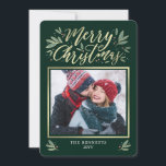 EDITABLE Colour Christmas Glow Holiday Photo Card<br><div class="desc">Celebrate the season with this modern and stylish holiday card from Berry Berry Sweet. Matching items and more design options are available at our store: www.berryberrysweet.com. Background colour can be customized online to best match your photo!</div>