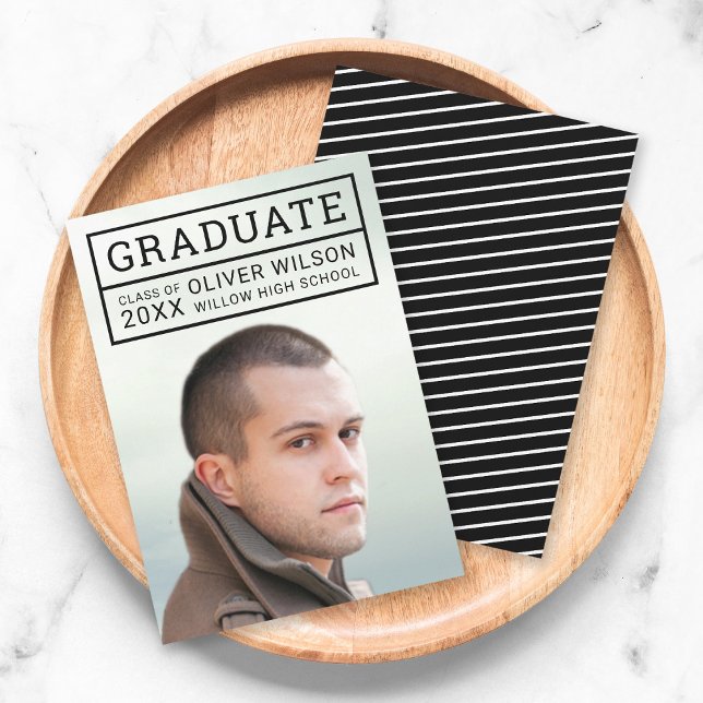 Editable Colour Grid Photo Graduate Announcement (Creator Uploaded)