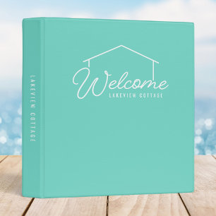 Editable Colour Name Rental Property House Welcome Binder