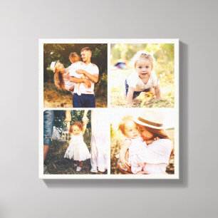 Editable Colour Photo Box Custom Wrapped Canvas
