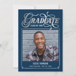 Editable Colour Shining Future Graduation Card