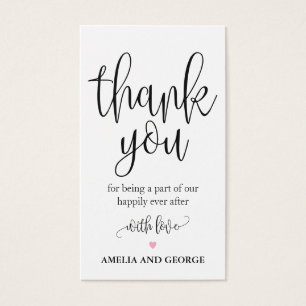 Editable Colour Thank You Tags Lovely Calligraphy