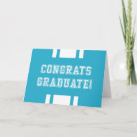 Editable Colour Varsity Congrats Graduate