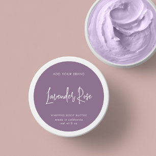 Editable Colours Script Minimalist Product Label