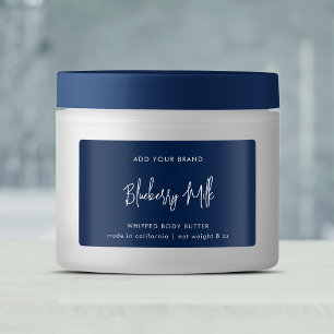 Editable Colours Script Minimalist Product Label