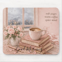 Editable Cozy Book Lover Desk Mat