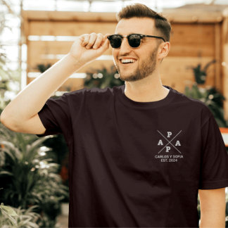 Editable Custom PAPA Gift T-Shirt