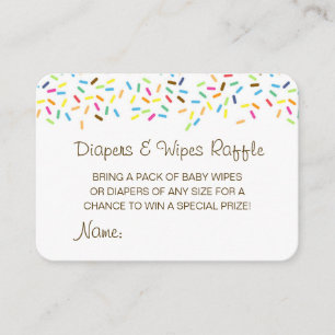 Editable Diapers Wipes Raffle Baby Shower Inserts