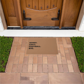 Editable Excuse  Doormat