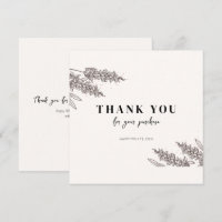 Editable Floral Merci Pour Votre Commande