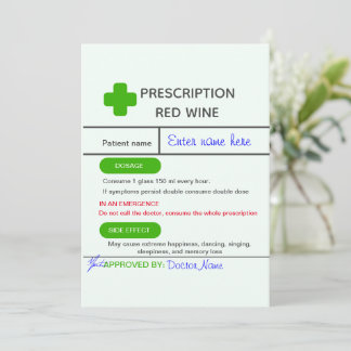 Editable Funny Wine Label Template