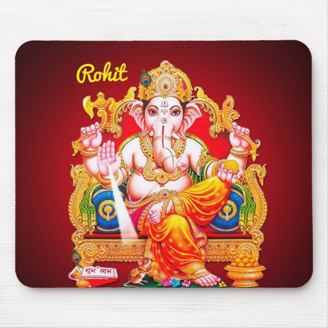 Editable Ganesh Mouse Pad (Front)