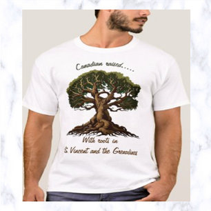 Editable Geneology Tree With Roots T-Shirt