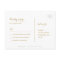 Editable glam faux gold glitter calligraphy RSVP