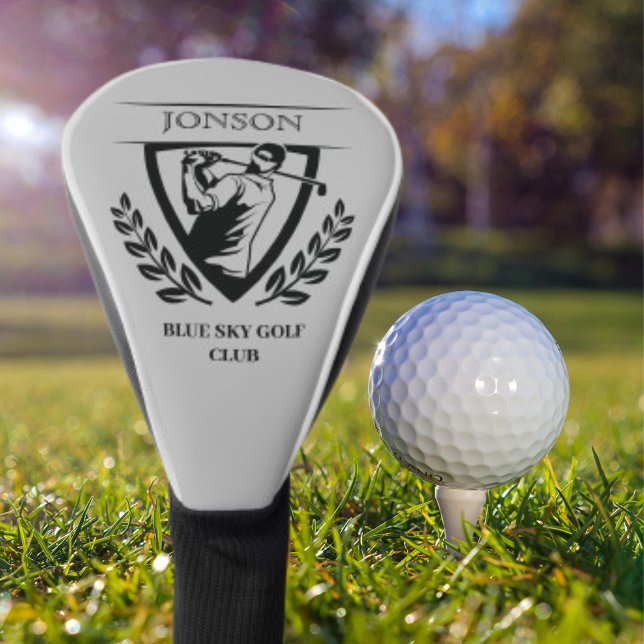 Editable Golf Player Name with Club Name Golf Head Cover (Creator Uploaded)