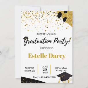 Editable Graduation Invitation