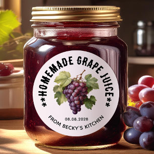Editable Grape Juice for Homemade Pantry Labels