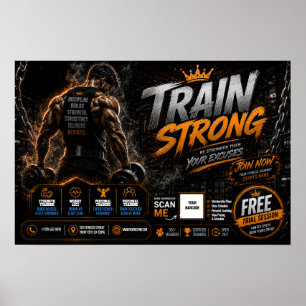 Editable Gym / Fitness Promotion Poster