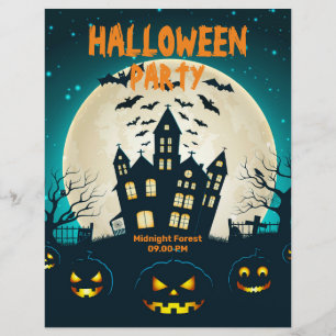 Editable Halloween, Costume Halloween Party  Flyer