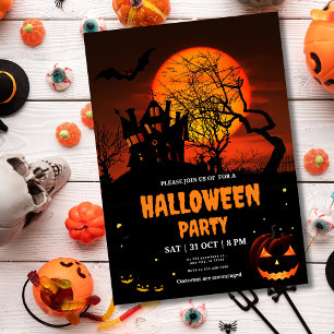 Editable Halloween Invitation, Halloween Costume  Invitation