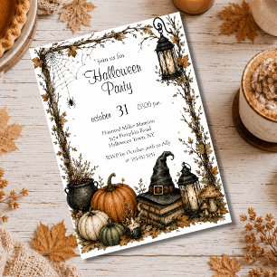 Editable Halloween Party Invitation