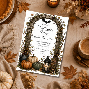 Editable Halloween Party Invitation