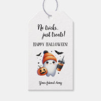 Editable Halloween Trick or Treat Goody Bag Favour
