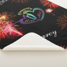 Editable - Happily Ever After with Fireworks