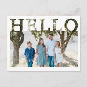Editable Hello Neighbour,  New Address, intro Announcement Postcard