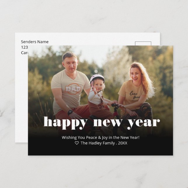 Editable Holiday Photo (Front/Back)