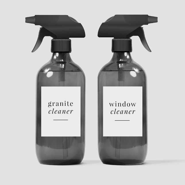 Editable Home Cleaning 2x3 Inch Label Set (Creator Uploaded)