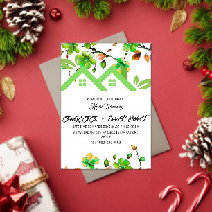 Editable House Warming Invitation, House Warming P Acrylic Invitations