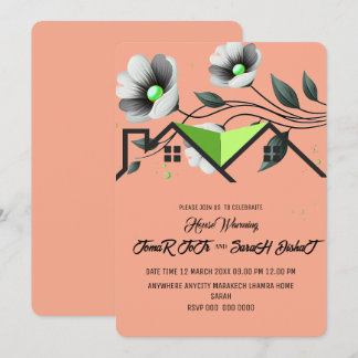 Editable House Warming Invitation, House Warming P Invitation