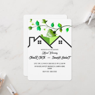 Editable House Warming Invitation, House Warming P Invitation