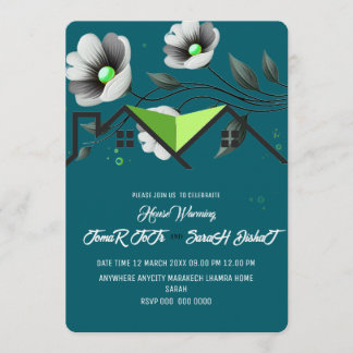 Editable House Warming Invitation, House Warming P Invitation
