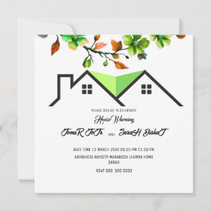 Editable House Warming Invitation, House Warming P Invitation