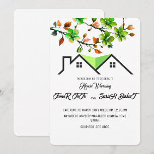 Editable House Warming Invitation, House Warming P Invitation