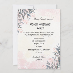Editable Housewarming Invitation Card 