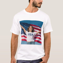 Editable image T Shirt with Personalized Art image