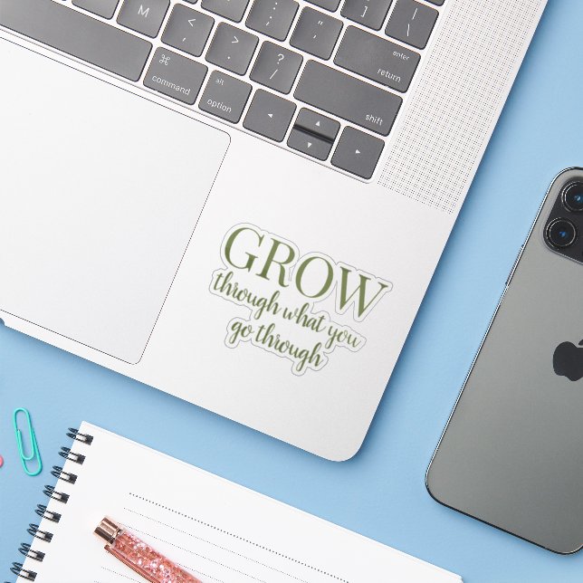 Editable Inspirational Quote Minimalist Poster (Laptop w/ iPhone)