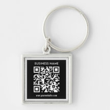 Editable (instantly generated) QR code | Black
