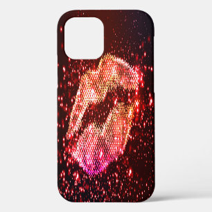 Editable Lip Illustration: Simple Graphic Design iPhone 12 Case