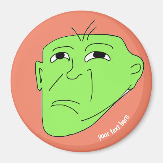 editable meme green mean magnet